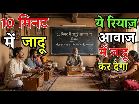10 मिनट में "जादुई आवाज़" पाने का सीक्रेट रियाज़ । Best Vocal Riyaz in Just 10 Minutes | music tips