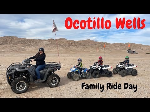 Riding ATVs in Ocotillo Wells California Off Road SVRA Day Road Trip
