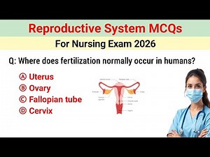 Nursing Mcq 2026 | human reproductive system | nursing mcq question and answers | bsc nursing mcq