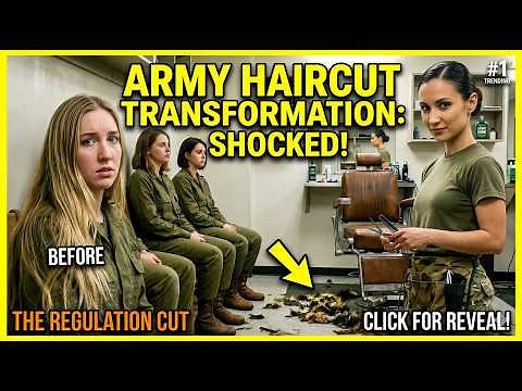 Army Haircut Women: Extreme Transformation (Buzzcut) - Ep. 1