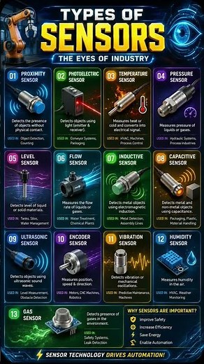 These Sensors Run Every Modern Factory! #tech