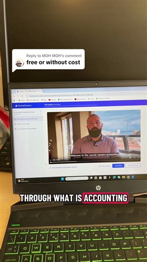 Free accounting course for students with @coursecareers #shorts