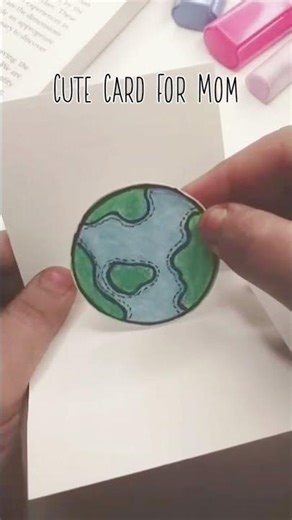 cutest card for mom #shorts #papercrafts #diy