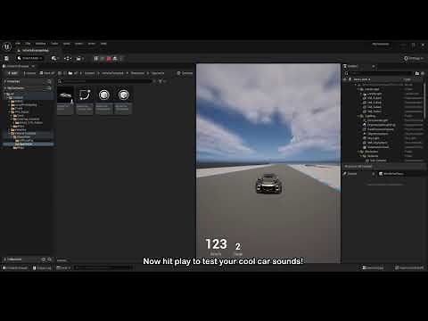 Unreal Engine 5 - Fmod Car Sound Tutorial