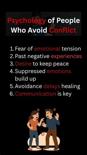 Psychology Of People Who Avoid Conflict #relationshipadvice