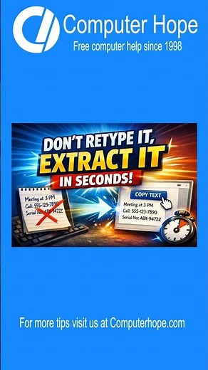 Stop Retyping! Extract Text From Screenshots #Windows11 #PowerToys #OCR #Productivity #TechTips