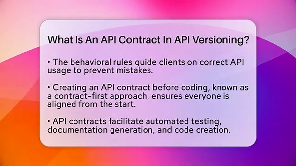 What Is An API Contract In API Versioning? - Server Logic Simplified