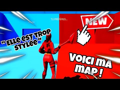 J’ai CRÉE une MAP *TU PRÉFÈRES..* sur Fortnite créatif ! Je vous donne le CODE !