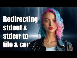 Redirecting stdout and stderr to file and console