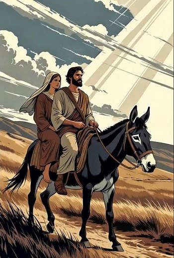 Mary & Joseph’s Journey to Bethlehem - Road to Christmas #JourneyToBethlehem#jesus#christmas#Hope