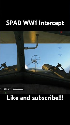 SPAD WW1 Intercept #il2 #il2greatbattles #flyingcircus #ww1 #wwi #biplane #combat #spad #germany