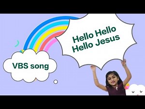 Hello Hello Hello Jesus | Kids Christian action song|VBS |Sunday school dance