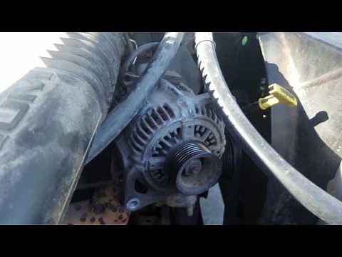 How to fix, change, replace car alternator in dodge ram truck