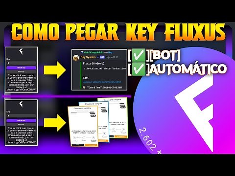 [✅] COMO PEGAR a KEY do EXECUTOR DE SCRIPT FLUXUS - NOVA ATUALIZAÇÃO 2023 | Mobile | Super fácil