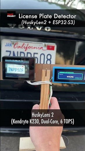 I built a DIY License Plate Scanner #aicamera #ESP32