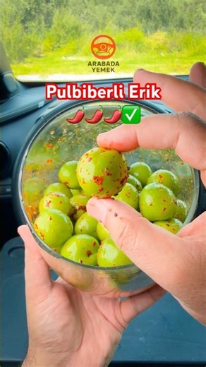 Kesinlikle denemelisiniz 🌶️😅😍 #youtubeshorts #arabadayemek #foodshorts #erik #asmr