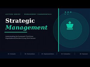Strategic Management Explained: 5-Part Framework Every Leader & Business Student Must Know