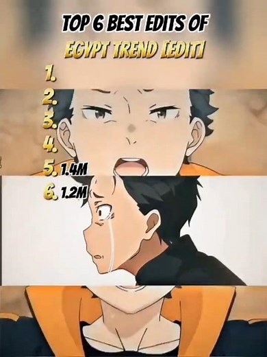 Top 6 best edits of Egypt trend edit