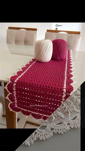 Easy & Simple Crochet PERFECT 00Table Runner for Beginners Patterns /Crochet idea
