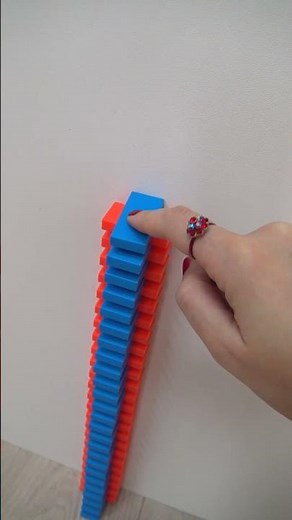 Satisfying falling domino #Shorts