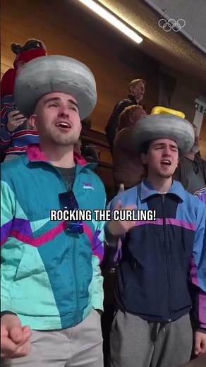 Unmatched vibes at the #Curling venue! 🔥🥌