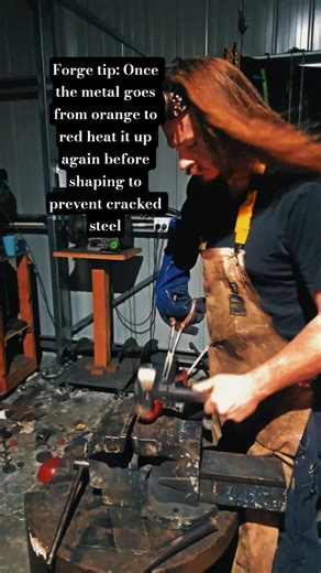 Forge tip #blacksmith #simple #easy #heattreating #shaping #metal #forge #tip #advice #hephaestus