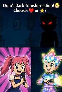 Oren's Dark Transformation! 🌑 Choose: 🎤 or 🔦? | Sprunki Horror Twist #shorts #sprunki #incredibox