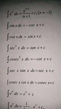 Integration of trigonometric functions || Calculus