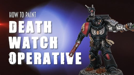 HTP Deathwatch Operative 战锤 40k 星际战士 死亡守望 dw 涂装教程
