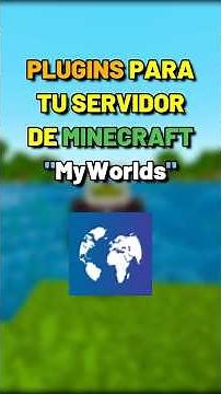PLUGINS para tu SERVIDOR de Minecraft - MyWorlds (GESTIÓN Mundial)