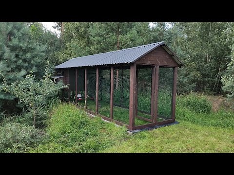 Kurnik w ogrodzie na 20 kur. Podlaski Kurnik.
