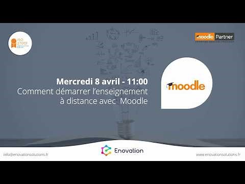 Comment démarrer l’enseignement à distance avec Moodle ?