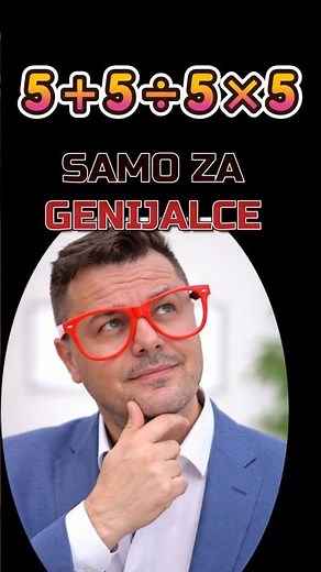 Mozgalica 5+5:5 | Riješi u 10 sekundi #matematika #mozgalica #mathshorts
