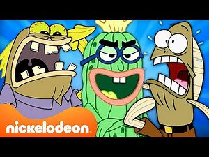 40 MINUTES Of SpongeBob's Best Background Characters! | Nicktoons