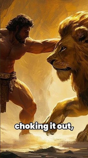 Hercules vs The Nemean Lion – First Labor, First Victory