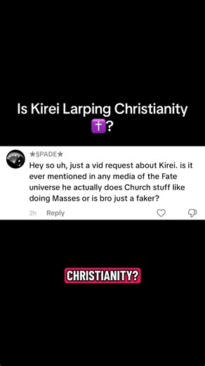 Kirei Kotomine's Religious Struggle in Fate Series