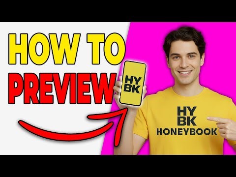 How To Preview The Client Portal In HoneyBook (Client View 2026)