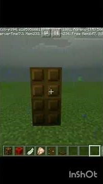 minecraft trick to Make chocolate 🍫 #minecraft