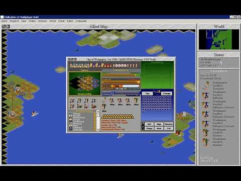 Let's play Civilization Civilization II Gold Edition WW2 Scenario