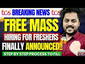 Finally TCS Free Hiring 2026 Batch !