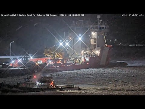 CCGC Vincent Massey at Port Colborne, Algonac and Marine City