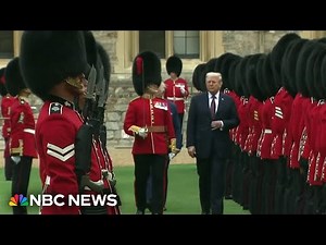 Trump receives lavish royal welcome on historic UK visit