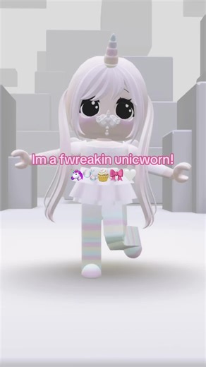 I’m a freaking unicorn !! #roblox #fyp #viral #xybzca
