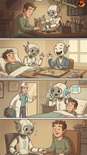 Man and His AI Robot 🤖❤️ | Emotional Friendship Story | Shorts #futurelensanika #shorts