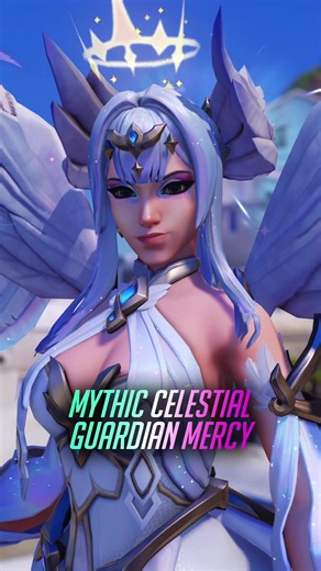 Look, we get it. But also, look at her 😎 Get Mercy’s new Celestial Guardian Mythic Skin when Season 1 starts on Feb 10 ✨ #OWSpotlight2026 #overwatch2 #overwatch