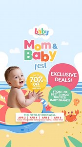 162 reactions | MOM & BABY FEST PARTICIPATING BRANDS ARE HERE! 拾...