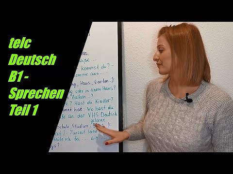 telc Deutsch B1 - Sprechen/ Mündlicher Ausdruck (Teil 1: Einander kennenlernen) - B1