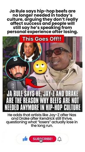 Ja Rule Says Hip-Hop Beefs Are No Longer Needed #fyp #celebrity #ytshorts