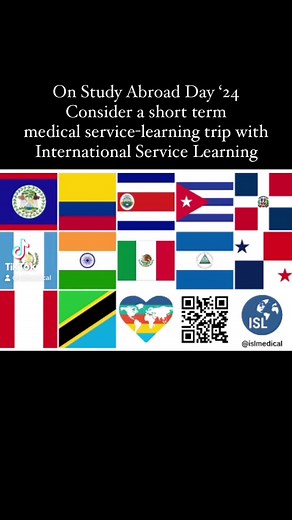 On Study Abroad Day ‘24 make plans for your short term medical focused service-learning trip with International Service Learning (www.islonline.org) #internationalhealthcare #nursingschool #nursing #nursingstudent #medicalstudent #medicalschool #physicianassitant #occupacionaltherapy #servicelearning #pharmacy #publichealthstudent #osteopathicmedstudent | International Service Learning | Facebook
