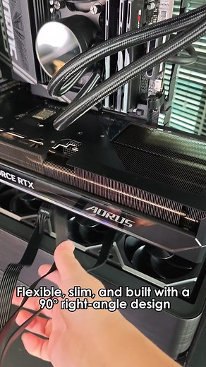 ASIAHORSE on Instagram: "The Hydrus 16-pin modular cable features a 90° right-angle and an all-in-one design — perfect for tight spaces and tricky bends inside your case. It connects directly from PSU to GPU, cutting down on cable clutter and hassle. Flexible, slim, and topped off with a subtle touch of RGB to elevate your build. #ASIAHORSE #cableextensions #psucables #customcables #cablemod #rgbcable #PCBuild #GamingPC #BudgetPC #PC #pcbuildingtips #setupgaming #gaming #tech #setup #aesthetic"